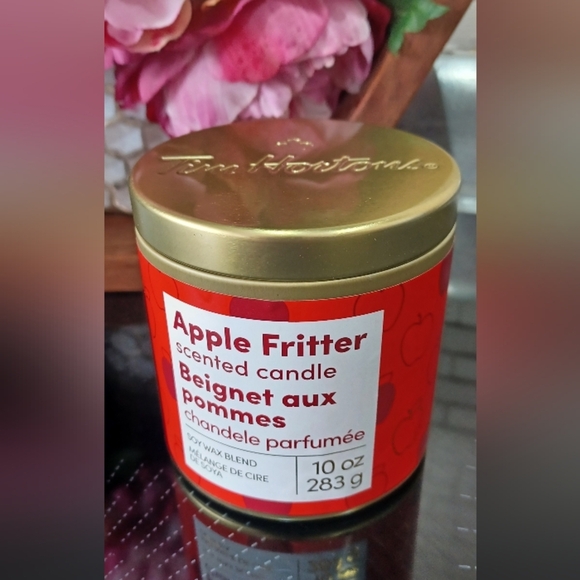 Tim Horton’s Apple Fritter Soy Wax Blend Scented Candle 10oz - Picture 6 of 6